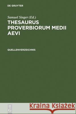 Quellenverzeichnis Christian Hostettler, Werner Ziltener 9783110147612 de Gruyter