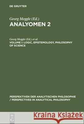 Logic, Epistemology, Philosophy of Science  9783110152531 Walter de Gruyter & Co