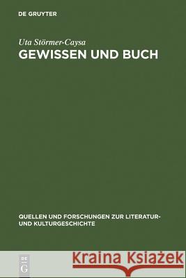 Gewissen und Buch Uta Stormer-Caysa Uta Starmer-Caysa Uta S 9783110162066 Walter de Gruyter