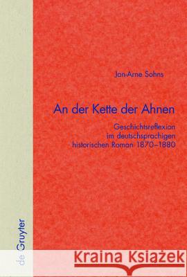 An der Kette der Ahnen Sohns, Jan-Arne 9783110181333