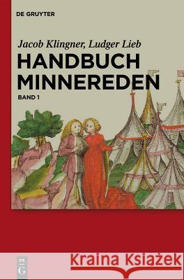 Handbuch Minnereden Ludger Lieb Jacob Klingner 9783110183320 Walter de Gruyter