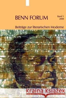 2008/2009 Gottfried-Benn-Gesellschaft 9783110192506