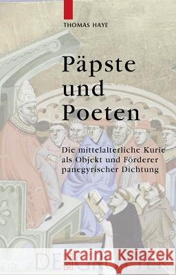 Päpste und Poeten Thomas Haye 9783110218923 De Gruyter