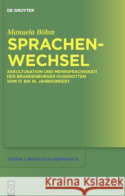 Sprachenwechsel Manuela Böhm 9783110219951 De Gruyter