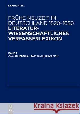 Aal, Johannes - Chytraeus, Nathan Wilhelm Ka1/4hlmann Anselm Steiger Friedrich Vollhardt 9783110223910