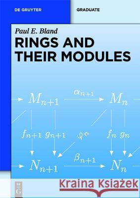 Rings and Their Modules Paul E. Bland 9783110250220 Walter de Gruyter