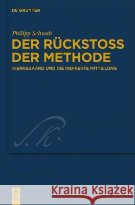 Der Rückstoß der Methode Schwab, Philipp 9783110251647