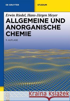Allgemeine Und Anorganische Chemie Riedel, Erwin 9783110269192