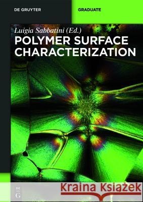 Polymer Surface Characterization  9783110275087 De Gruyter