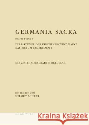 Die Bistmer Der Kirchenprovinz Mainz. Das Bistum Paderborn 1. Die Zisterzienserabtei Bredelar Helmut M 9783110277265 Walter de Gruyter