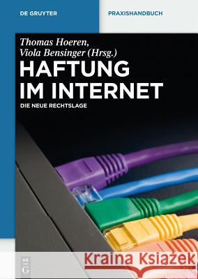 Haftung im Internet Hoeren, Thomas 9783110277487 De Gruyter