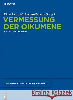 Vermessung der Oikumene No Contributor 9783110290929 Walter de Gruyter