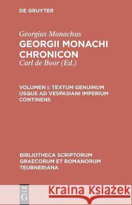 Textum Genuinum Usque Ad Vespasiani Imperium Continens Peter Wirth, Peter Wirth 9783110298123 De Gruyter