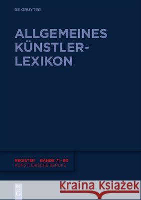 Kunstlerische Berufe  9783110304374 Walter de Gruyter