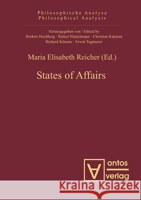 States of Affairs Maria E. Reicher   9783110325225