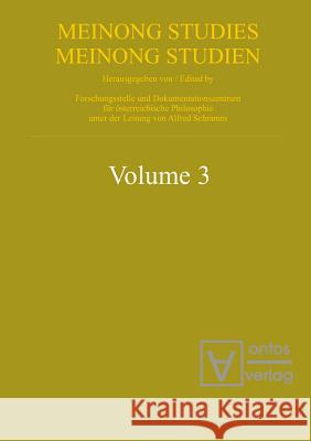 Meinongian Issues in Contemporary Italian Philosophy  9783110330083 De Gruyter