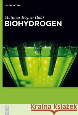 Biohydrogen Matthias Rogner 9783110336450