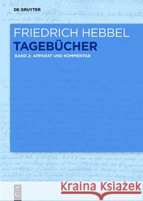 Kommentar Und Apparat Hebbel, Friedrich 9783110342376 De Gruyter