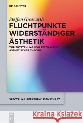 Fluchtpunkte widerständiger Ästhetik Groscurth, Steffen 9783110345544 Walter de Gruyter