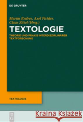 Textologie Endres, Martin 9783110350319 Walter de Gruyter