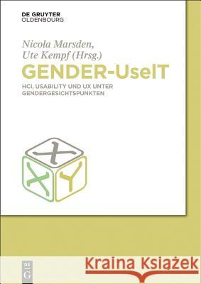 Gender-UseIT Hochschule Heilbronn Kompetenzzentrum Te 9783110356977 De Gruyter Oldenbourg