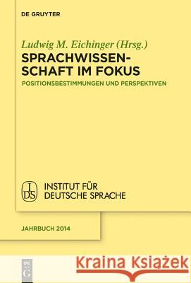 Sprachwissenschaft im Fokus  9783110358810 De Gruyter Mouton