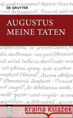 Meine Taten / Res Gestae Divi Augusti Augustus 9783110367614