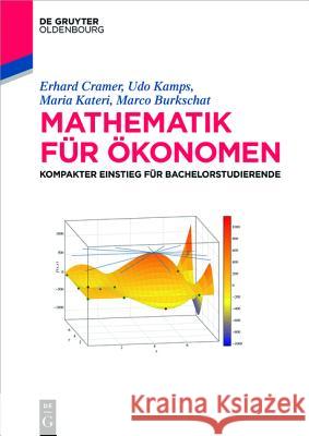 Mathematik für Ökonomen Cramer, Erhard 9783110425819 Walter de Gruyter