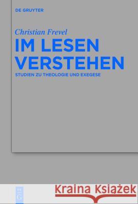 Im Lesen verstehen Frevel, Christian 9783110426823 de Gruyter