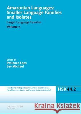 Larger Language Families  9783110440744 Walter de Gruyter