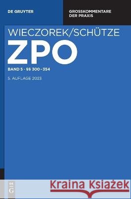 §§ 300-354 Rensen, Hartmut 9783110443004