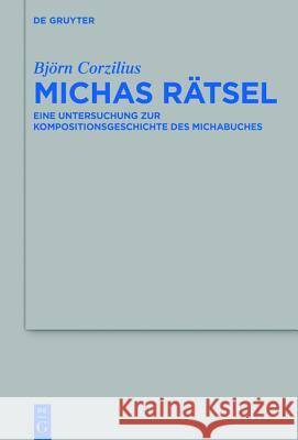 Michas Rätsel Corzilius, Björn 9783110443738 de Gruyter