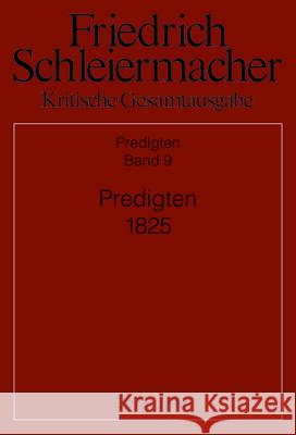 Predigten 1825 Kirsten Maria Christine Brin Kunz Bauer 9783110461220 de Gruyter