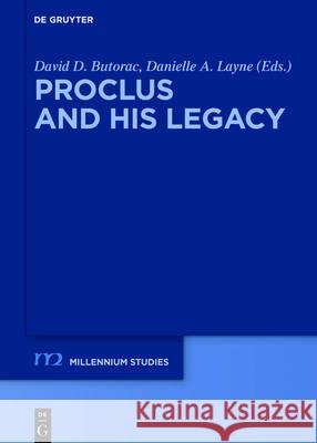 Proclus and His Legacy Layne, Danielle 9783110466997