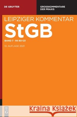 §§ 80-121 Christoph Barthe, Christoph Coen, Tobias Engelstätter, Et Al, No Contributor 9783110488791