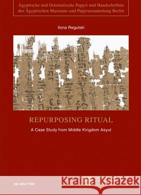Repurposing Ritual: Pap. Berlin P. 10480-82: A Case Study from Middle Kingdom Asyut Ilona Regulski, Myriam Krutzsch 9783110500585