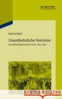 Unentbehrliche Vertreter Rack, Katrin 9783110517125 Walter de Gruyter