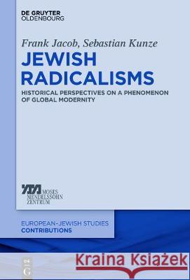 Jewish Radicalisms No Contributor 9783110543452 Walter de Gruyter