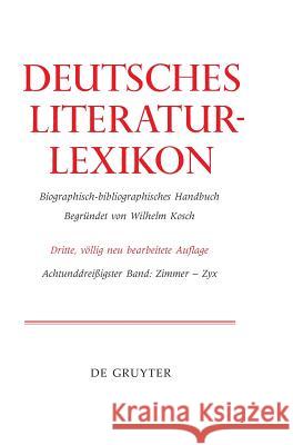 Zimmer - Zyrl No Contributor 9783110568875 de Gruyter