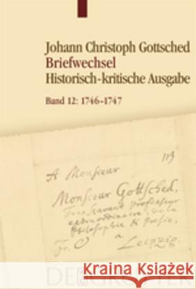 Oktober 1746 - Dezember 1747 Caroline Khler Franziska Menzel Rdiger Otto 9783110578195 de Gruyter