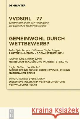 Fragmentierungen Indra Spiecker Gen Döhmann, Stefan Magen, Andreas Kley, Et Al 9783110579574 De Gruyter