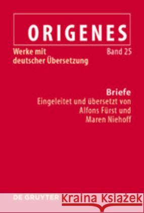 Briefe Alfons Furst Maren Niehoff 9783110614275 de Gruyter