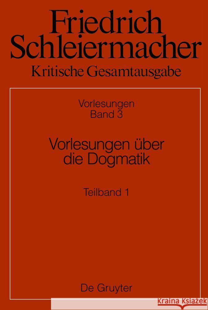 Vorlesungen ?ber Dogmatik Rolf Sch?fer Simon Gerber 9783110618433 de Gruyter