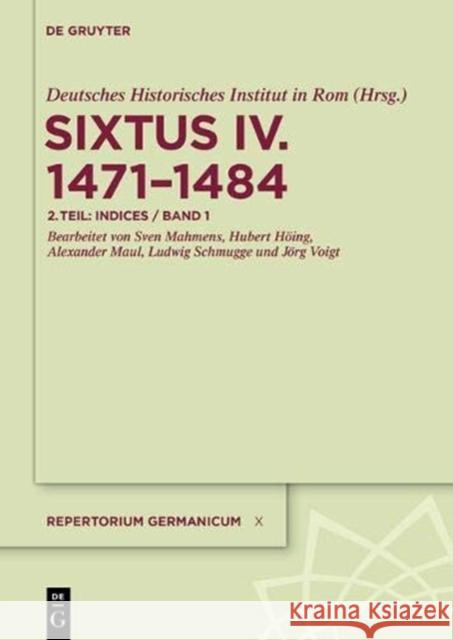 Indices Hubert Hoing Sven Mahmens Alexander Maul 9783110619652 de Gruyter