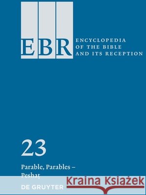 Parable, Parables - Peshaṭ Constance M. Furey Peter Gemeinhardt Joel Marcus Lemon 9783110628296 de Gruyter