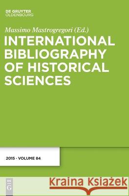 2015 Massimo Mastrogregori 9783110632415