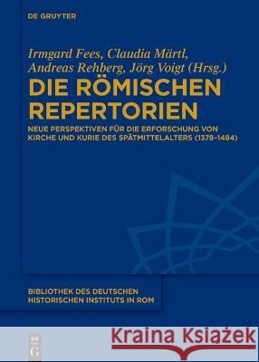 Die r?mischen Repertorien No Contributor 9783110645842 de Gruyter