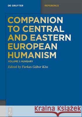 Hungary Farkas Gábor Kiss 9783110646344 De Gruyter