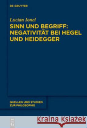 Sinn und Begriff Ionel, Lucian 9783110658859