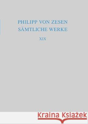 Neues Buß- Und Gebetbuch Philipp Von Ferdinand Van Zesen Ingen, Ferdinand Van Ingen 9783110660265